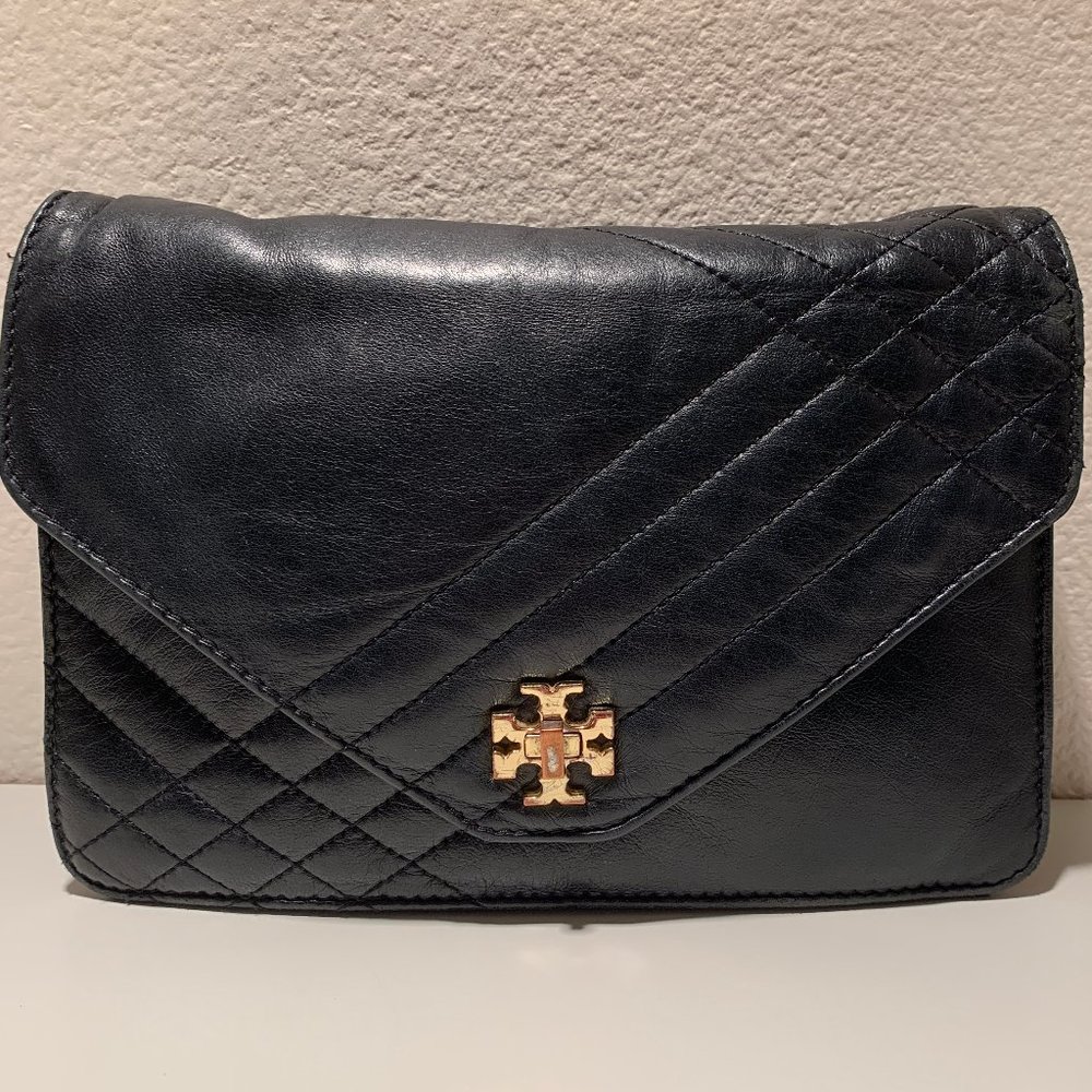 Tory Burch Kira Quilted Leather Clutch